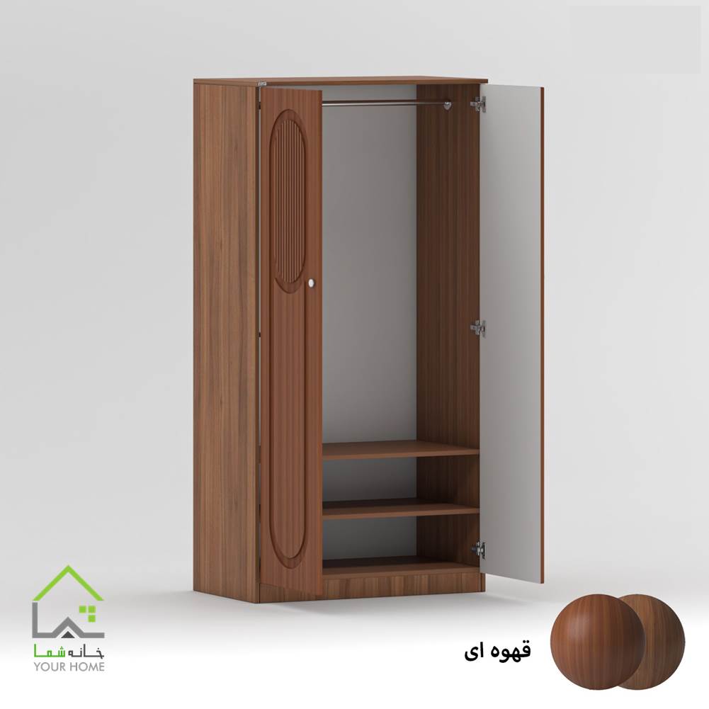 کمد لباس دو درب